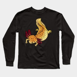 Copper axolotl mud puppy shirt Long Sleeve T-Shirt